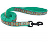 Coastal Повідець  Ribbon Weave Leash для собак темно-бірюзовий з кісточками 1.6 смx1.8 м (55192) - зображення 1