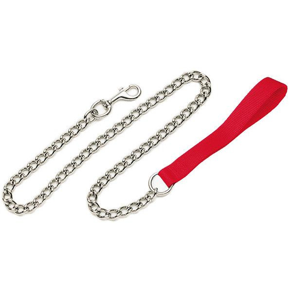 Coastal Повідець-ланцюжок  Titan Chain Dog Leash для собак червоний 1.3 смx1.2 м (38591) - зображення 1