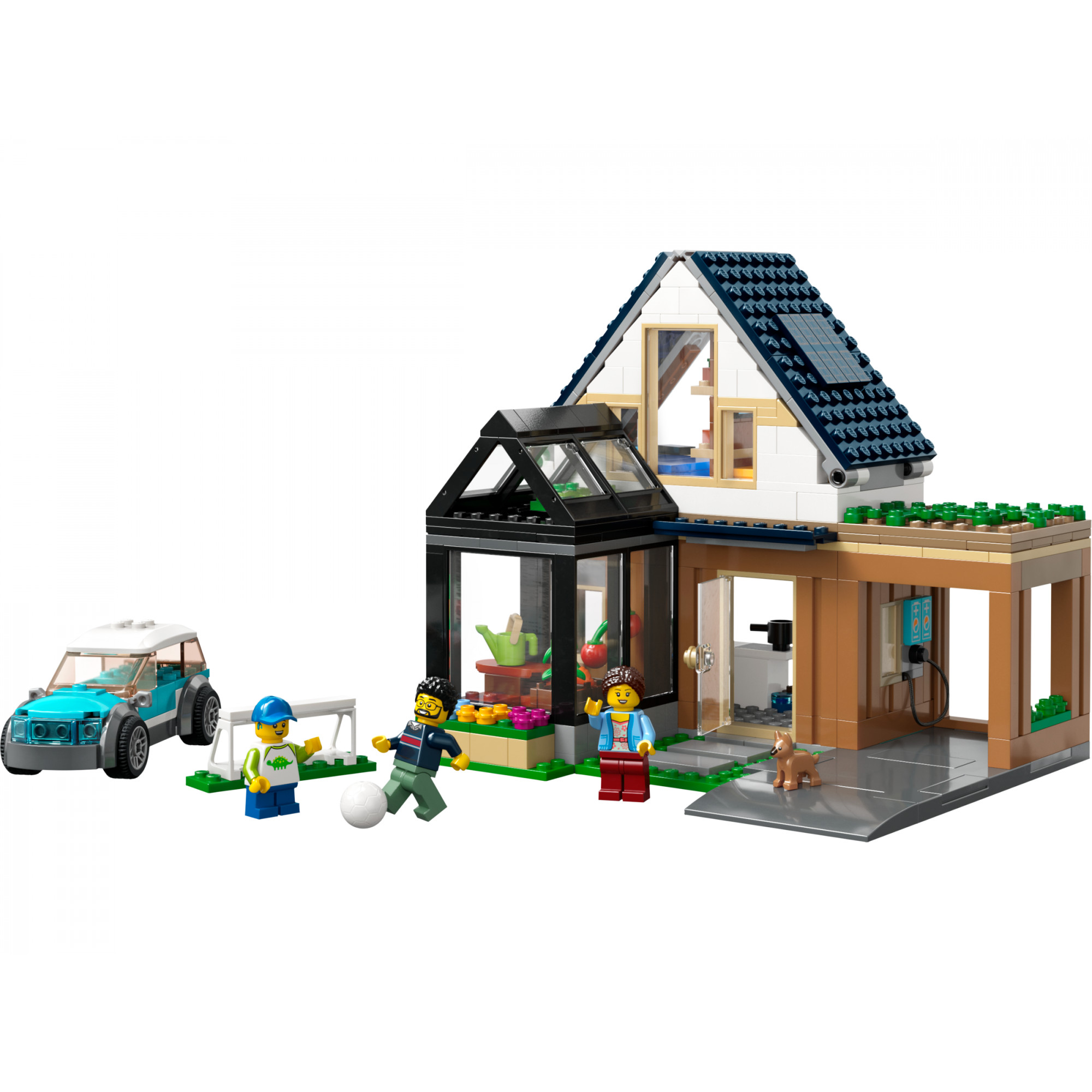 LEGO City Сімейний будинок й електромобіль (60398) - зображення 1