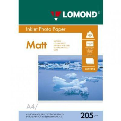 Lomond Photo Inkjet Paper Matte 205 g/m2 A4/50 (0102085) - зображення 1