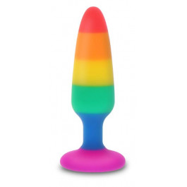 Toy Joy Pride Twink Plug Medium, райдужна (8713221826916)