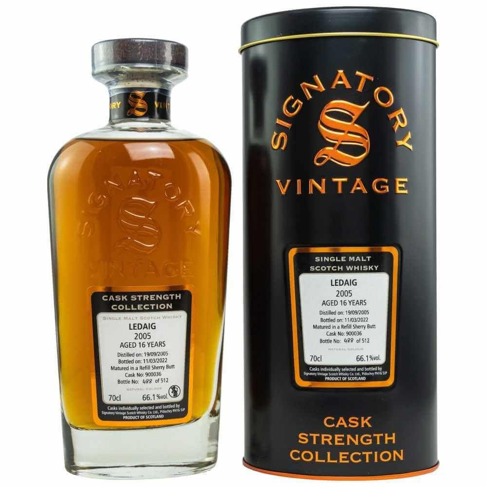 Signatory Vintage Віскі Ledaig Cask Strength,  0,7 л (5021944120499) - зображення 1