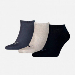 PUMA Шкарпетки  Unisex Sneaker Plain 3P 90680705 43/46 3 пари Navy/Grey/Nightshadow blue (8718824270913)