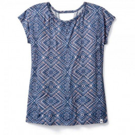 Smartwool Women`s Merino 150 Pattern Tee футболка жіноча, Dark Blue Steel, L (16034.292-L)