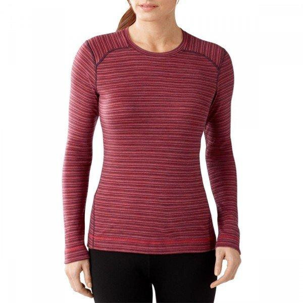 Smartwool Термофутболка женская  Merino 250 Baselayer Pattern Crew Aubergin Heather, р.M (SW SS226.765-M) - зображення 1