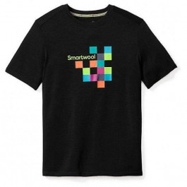   Smartwool Футболка мужская  Merino 150 Logo Tee Black, р.S (SW 16059.001-S)