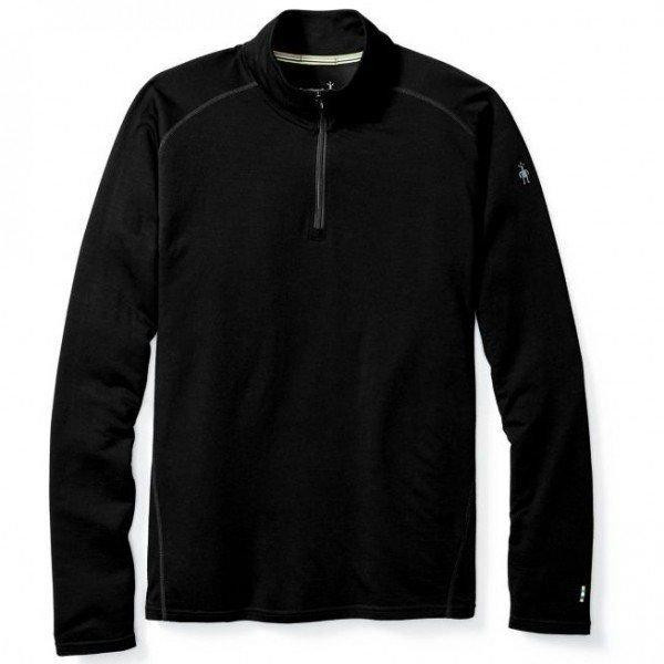 Smartwool Термофутболка мужская  Merino 150 Baselayer 1/4 Zip Black, р.XL (SW 14070.001-XL) - зображення 1