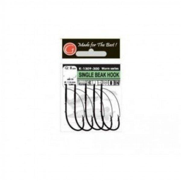 Gurza Single Beak Hook BN №1/0 / 5pcs - зображення 1