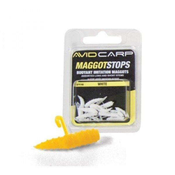Avid Carp Стопора для бойлов Maggot Stops / Yellow (AVMS_Y) - зображення 1