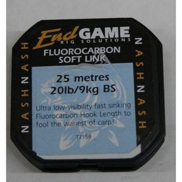 Nash Tackle End Game Fluorocarbon Soft Link / 25m 20Lb - зображення 1
