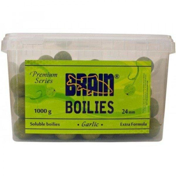 Brain Бойлы Soluble boilies «Garlic» 24mm 1.0kg - зображення 1