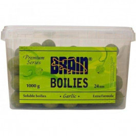 Brain Бойлы Soluble boilies «Garlic» 24mm 1.0kg