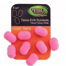 ТехноКарп Искус. приманка Texno EVA Dumbells 13x10mm / pink / 8pcs
