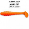 Crazy Fish Vibro Fat 4" / 64 Fluo orange - зображення 1