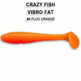 Crazy Fish Vibro Fat 4" / 64 Fluo orange