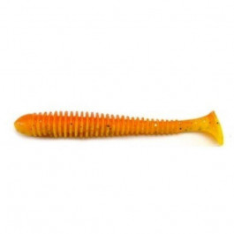 Crazy Fish Vibro Worm 3.4" / 15d Fire Orange / F