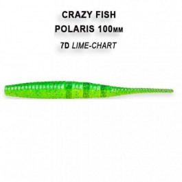 Crazy Fish Polaris 10cm (Lime-chart/Kальмар)