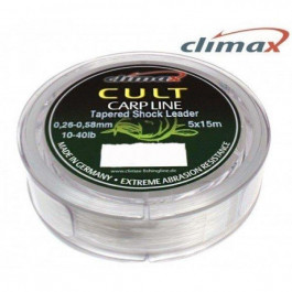 Climax Cult Tapered Shock Leader / 5x15m / 0.26-0.58 10-40lbs