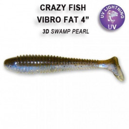 Crazy Fish Vibro Fat 4" / 3d Swamp pearl