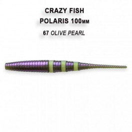 Crazy Fish Polaris 10cm (Olive pearl/Kальмар)