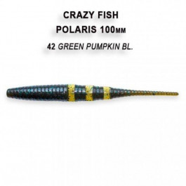 Crazy Fish Polaris 10cm (Green pumpkin blue/Kальмар)