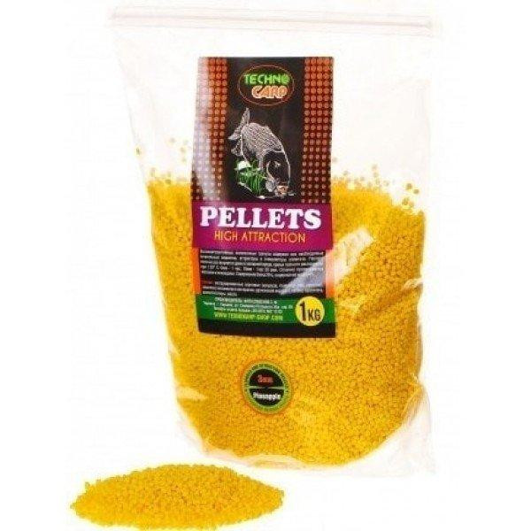 ТехноКарп Пеллетс Flavored Carp Pellets / Pineapple / 3mm 1.0kg - зображення 1