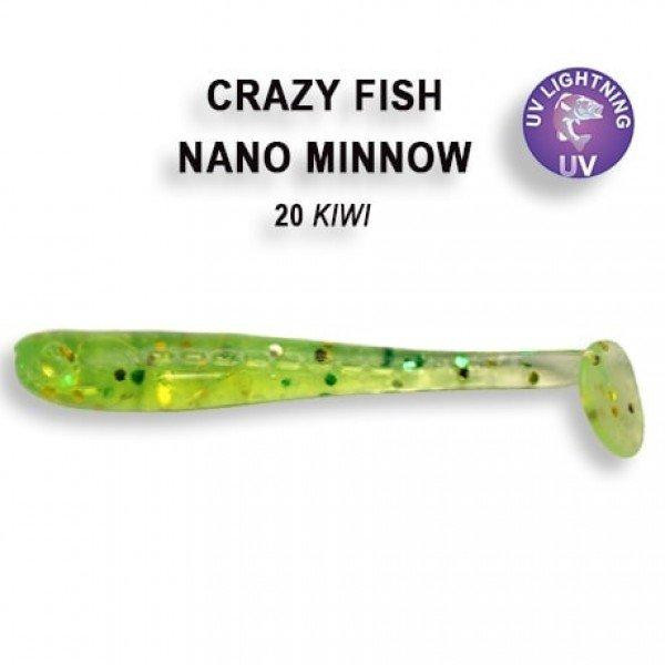 Crazy Fish Nano Minnow 1.6" / 20 Kiwi - зображення 1