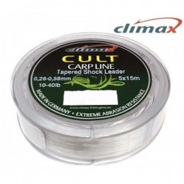 Climax Cult Tapered Shock Leader / 5x15m / 0.28-0.50 12-30lbs