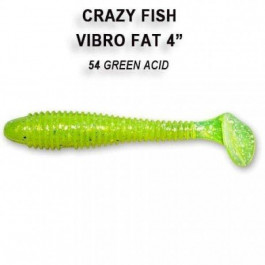 Crazy Fish Vibro Fat 4" / 54 Green acid