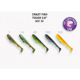 Crazy Fish Tough 2.8" / M39 / 5pcs