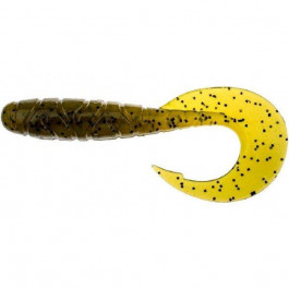   FishUp Mighty Grub 3.5" / 074 - Green Pumpkin Seed