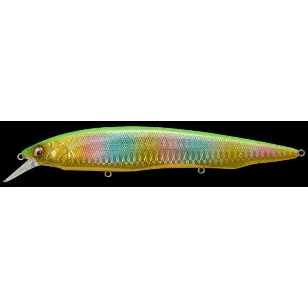 Megabass Kanata SW 160F / GG Gold Lime Rainbow - зображення 1