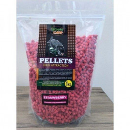 ТехноКарп Пеллетс Flavored Carp Pellets / Strawberry / 3mm 1.0kg