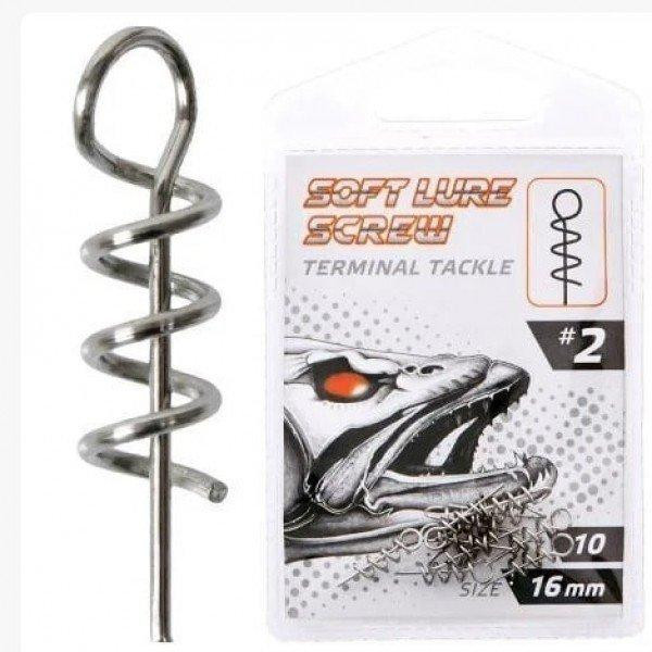 Select Soft Lure Screw №02 / 16mm / 10pcs - зображення 1