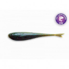 Crazy Fish Glider 3.5" / 42 Green Pumpkin Blue