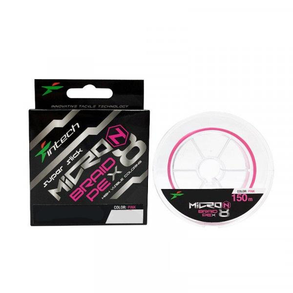 Intech MicroN PE X8 / Pink / #1.2 / 0.185mm 150m 11.34kg - зображення 1