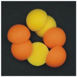 Enterprise Tackle Искусственные бойлы Half Boilies (Mixed Orange & Yellow) 15mm