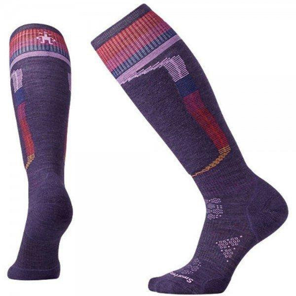 Smartwool Носки женские  PhD Ski Light Elite Pattern Mountain Purple, р.S (SW 15016.591-S) - зображення 1