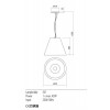 Redo Підвісний світильник  TESSA SU 1X42W E27 D370 (5.1.1) 01-2215 - зображення 3