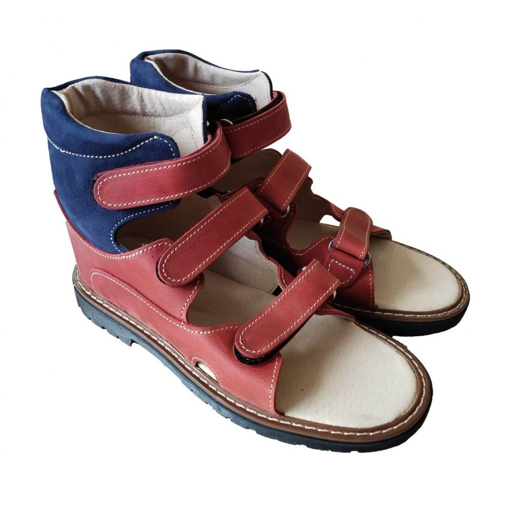 Foot Care Ортопедичні сандалі з супінатором  FC-113 розмір 35 червоно-сині - зображення 1