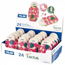 Milan ластик Cactus, овальна в тканині, 6х3.5 см,  cmmc1012