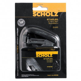 Scholz степлер  4036 20 аркушів чорний