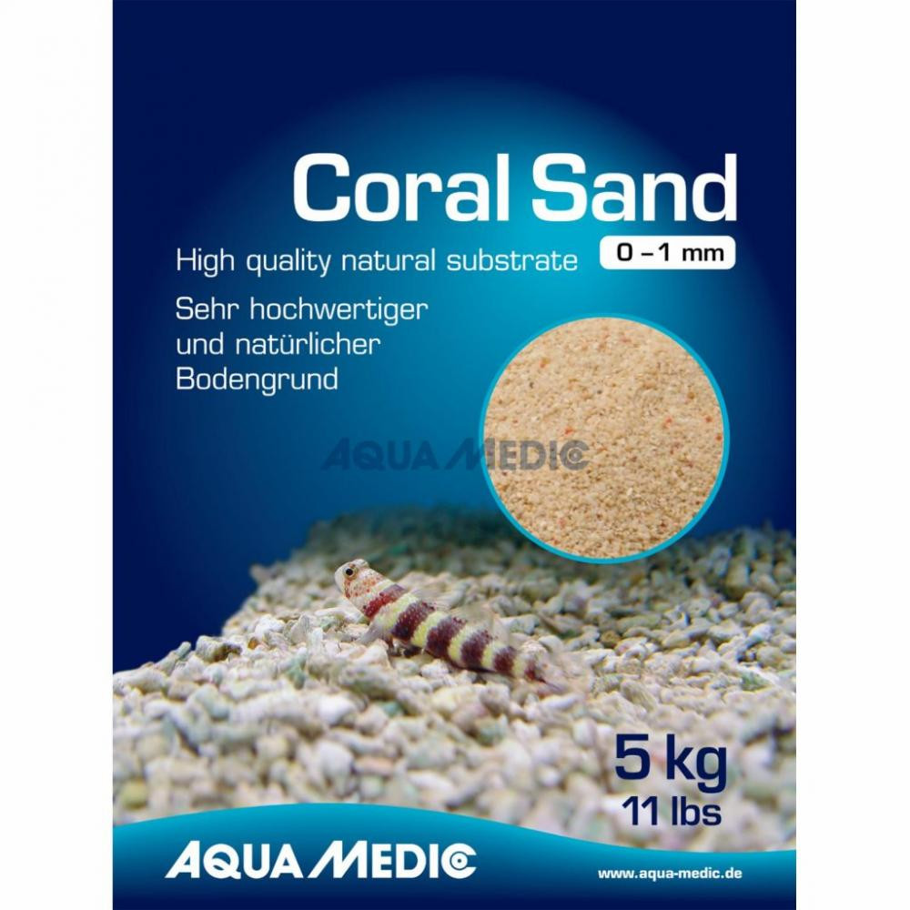 Aqua Medic Коралловый песок для аквариума Aqua Medic Coral Sand 10 - 29 мм 5 кг - зображення 1