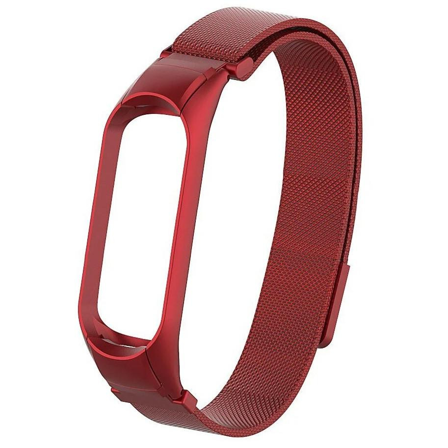 Xiaomi Ремешок для  Band 5 Metal Magnit (Red) - зображення 1