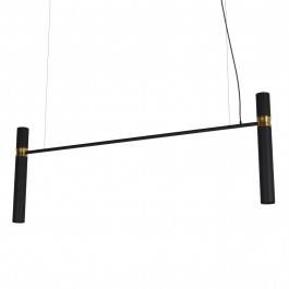 Pikart Lights Люстра Tube chandelier,  арт. 5299 Золотий/чорний 150 см