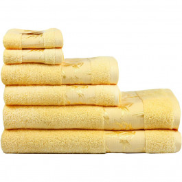 Maisonette Рушник махровий  Bamboo жовтий розмір 76x152cм (20940)