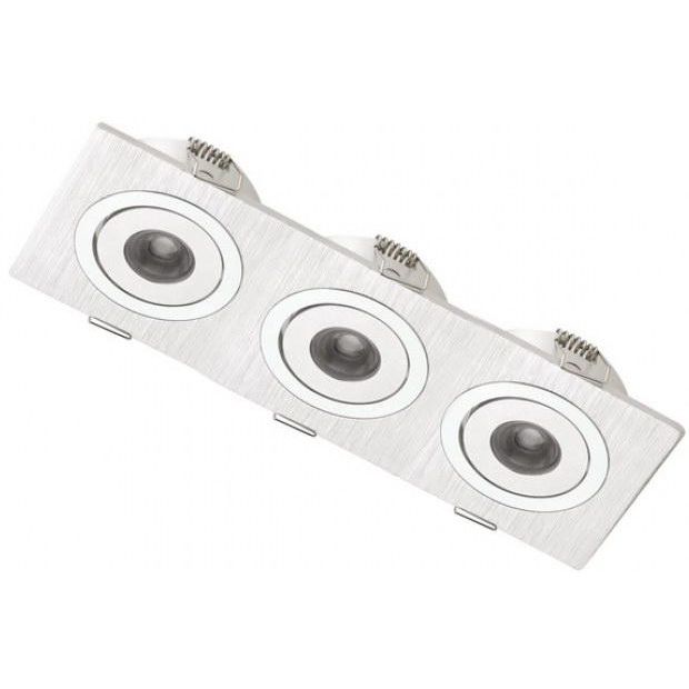 Brille LED-107/3W BA IP40 Brush Aluminium 45 (103108) - зображення 1