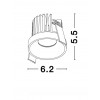 Nova Luce Вбудований світильник  PETIT 9844015 - зображення 2