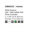 Nova Luce Вбудований світильник  CIROCCO 7600601 - зображення 3