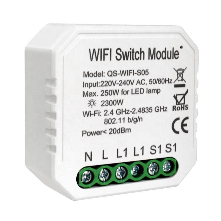 Tervix Pro Line WiFi Switch 1 клавіша/розетка (432421) - зображення 1